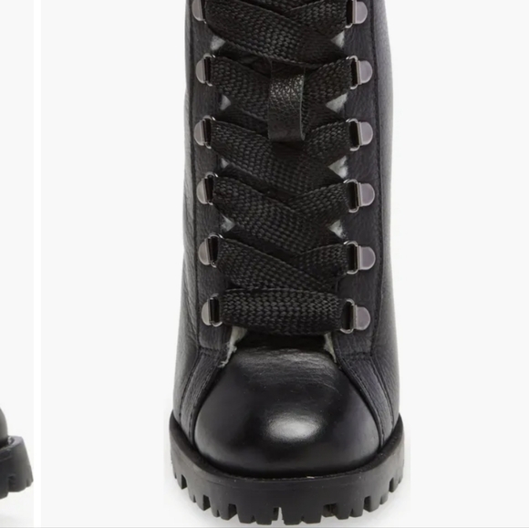 Sale! Like new Shutz Zara Fur lined Booties size 9.5 - Picture 2 of 5